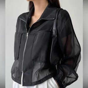 Sheer Black Jacket